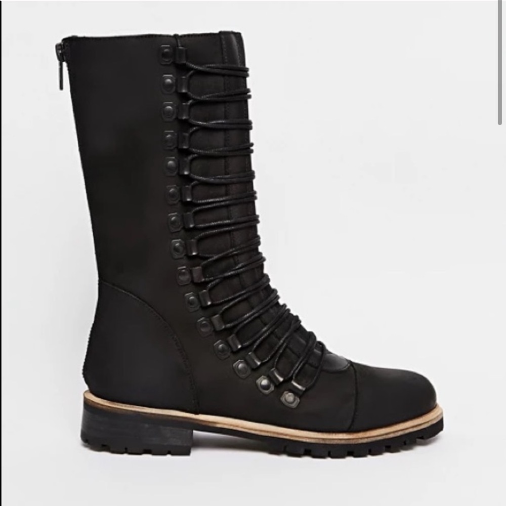 Free People rare lace up boots - Picture 2 of 10